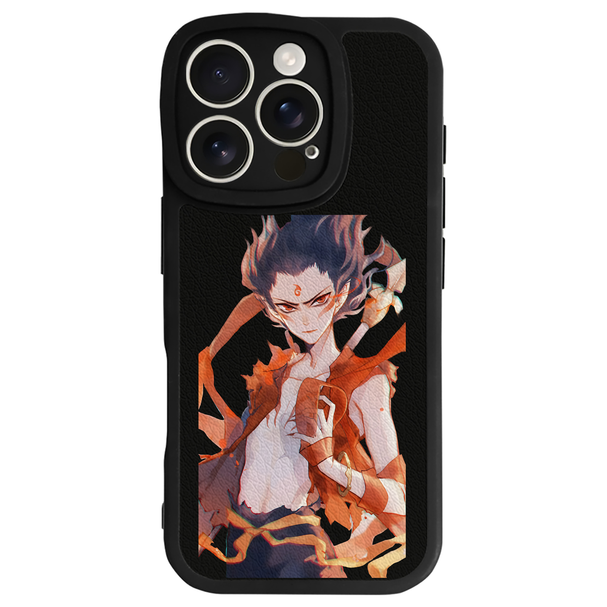 （画像用） Ne Zha 2 ナタ 魔童の大暴れ 【iPhone 16シリーズ対応】シリコンスマホケース（レザー調） 材質：シリコン